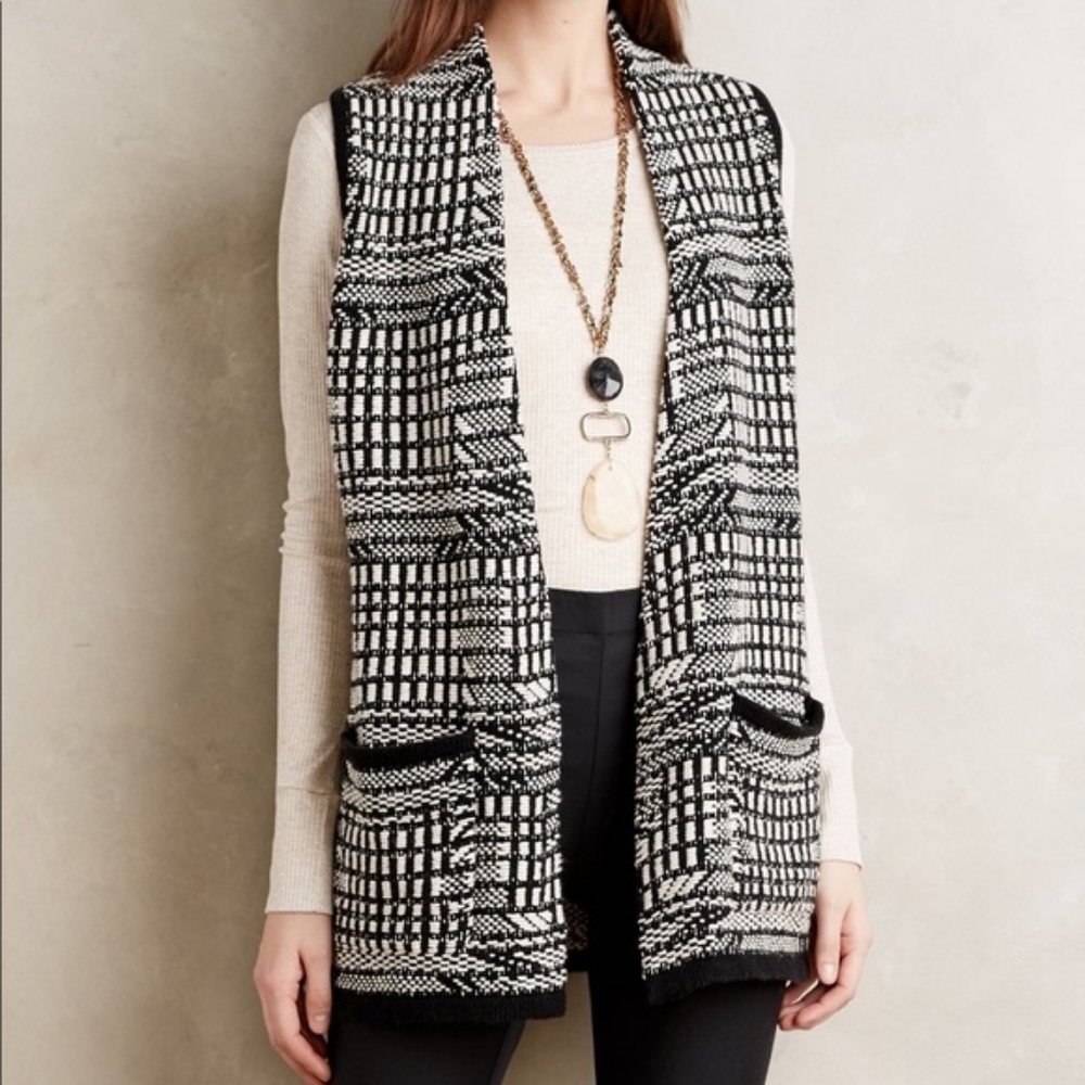 Anthropologie Angel of the North Roenne Vest